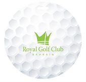 Golf Ball Shaped Plastic Luggage Tag
