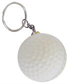 Golf Ball Stress Toy Key Ring