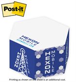 Half Post-it® Hexagon Cube