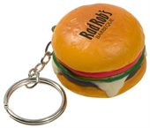 Hamburger Anti Stress Key Chain