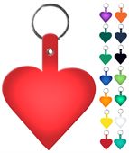 Heart Shaped Flexible Key Chain