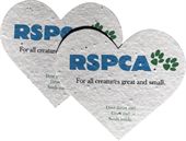 Heart Shaped Seeded Paper