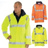 Hi Vis Breathable Rain Jacket