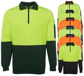 Hi Vis Half Zip Fleece Top