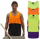 Hi Vis Two Tone Singlet