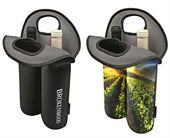 Insulated Neoprene Twin Wine Bottle Carrier