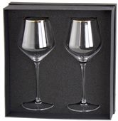 Kiros Gold Rim Wine Glass Set