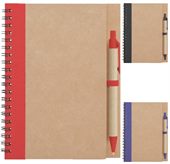 Asten Spiral Eco Notepad With Pen