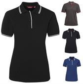 Ladies Contrast Polo Shirt