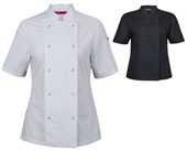 Ladies Snap Button Chef Jacket