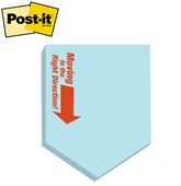 Large Down Arrow Shaped Post-it® Notes