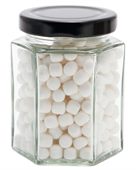 Large Hexagon Jar Mini Mints