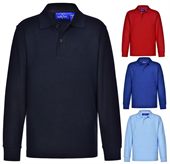 Charter Pique Knit Long Sleeve Polo