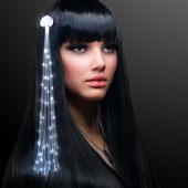 Light Extensions White Hair Clips