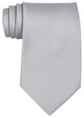 Light Grey Coloured Polyester Tie