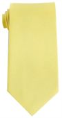 Light Yellow Coloured Polyester Tie