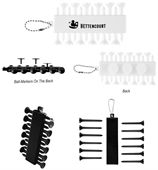 Linden rABS Golf Tee Set