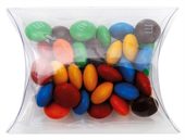 M&Ms Mixed Colours Clear Pillow Box