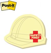 Medium Hard Hat Shaped Post-it® Notes