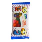 Medium Tall Snack Pack Bag Filled With Jelly Beans