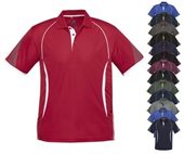 Mens Sports Interlock Biz Cool Polo Shirt