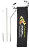 Metal Reusable Drinking Straws With Cleaner