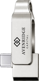 Metal Swivel Type-C Flash Drive