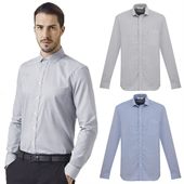 Micro Houndstooth Cotton Rich Business Shirt