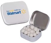 Mini Hinged Tin Loaded With Peppermints