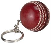 Miniature Leather Cricket Ball Key Ring