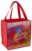 Sublimated Print One Side Non Woven Shopping Bag