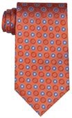 Orange Coloured Cambridge Polyester Tie