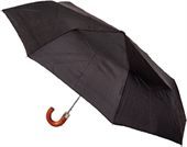 Ottaro Wood Hook Handle Folding Umbrella