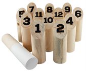 Outdoor Wooden Skittle Game