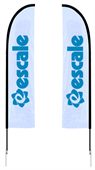P1B Large Straight Feather Banner Two Side Print