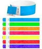 25mm Wide Plain Tyvek Wristband