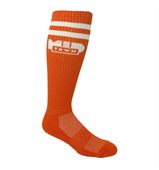 Performance Cotton Blend Knee High Socks With Knit In Logo