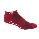 Performance Cotton Low Cut Socks With Knit In Logo