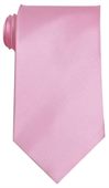 Pink Coloured Polyester Tie