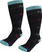 Plus Size Jacquard Weave Compression Socks