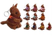 Plush Clip On Kangaroo Keyring