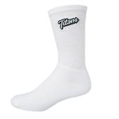 Polyester Moisture Wicking Crew Socks With Embroidery