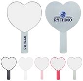 Pulse Heart Shaped Handheld Mirror