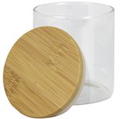 PureView Bamboo Lid Small Storage Canister