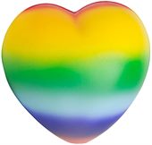 Rainbow Heart Shaped Stress Reliever