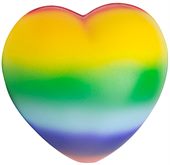 Rainbow Heart Stress Shape
