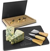Rectangular Slate Cheese Board Set