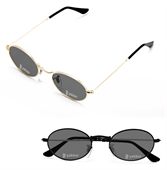 Riviera Oval Retro Sunglasses