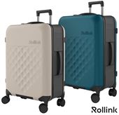 Rollink Flex 360 Spinner Carry On Collapsible Luggage