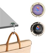 Round Foldable Bag Holder Desk Hook